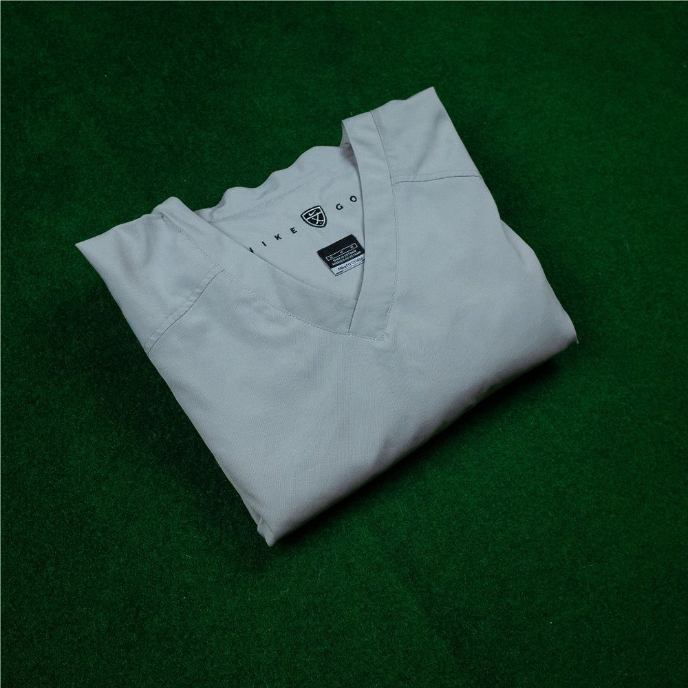 Vintage Nike Golf FitStorm Gray V Neck Windbreaker